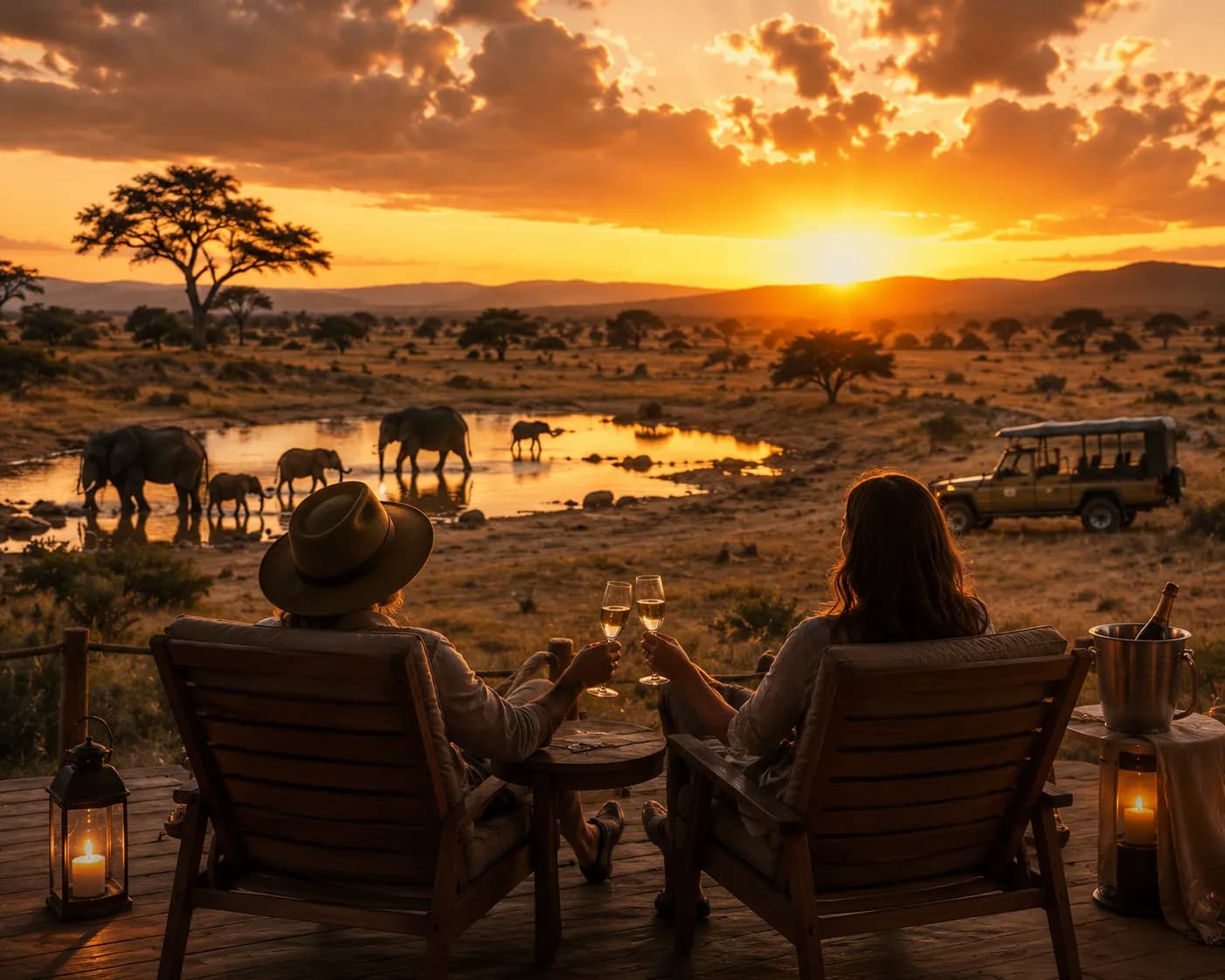 Safari & Sundowner Honeymoon Escape - Wahika Safaris Uganda